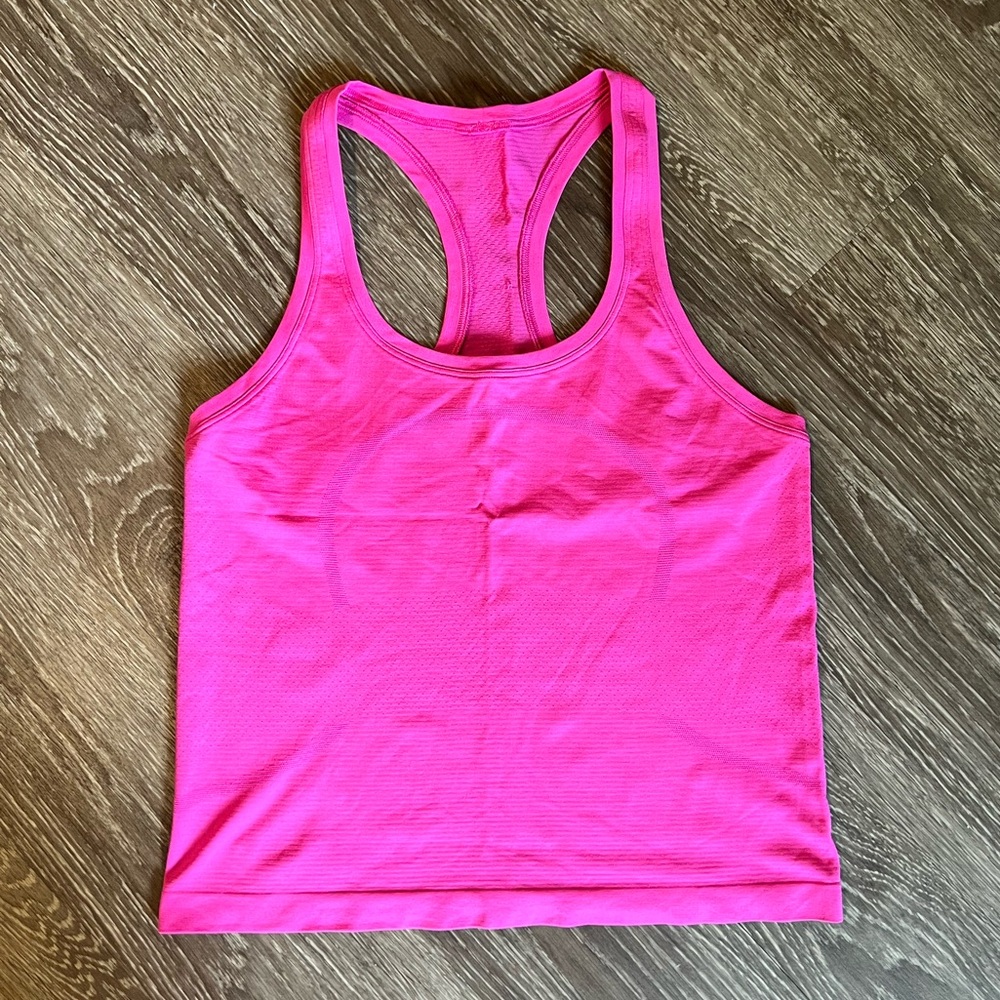 Lululemon Swiftly Tech Racerback Pink Tank Top 2.0 Race Lenth